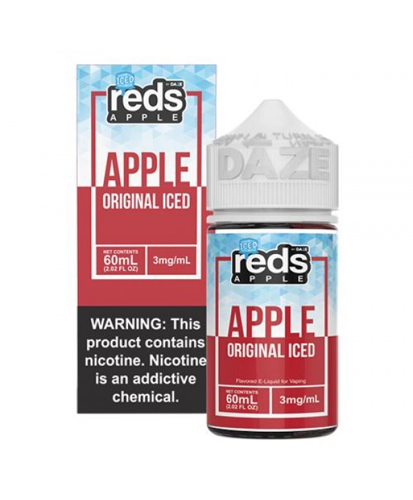 7 Daze Reds Apple EJuice - Apple & Apple ICED (60mL)