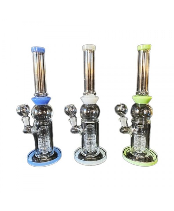 12" Glass Bong w- Matrix Perc