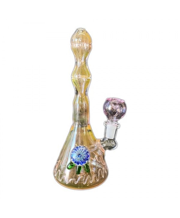 8.5" Heady Handmade Fumed Glass Bong