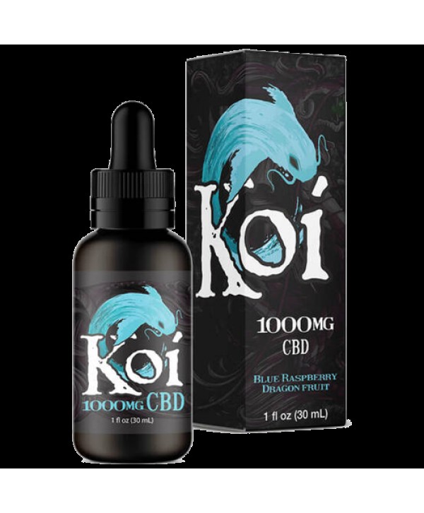 Blue Raspberry Dragon Fruit 30ml CBD Vape Juice - Koi