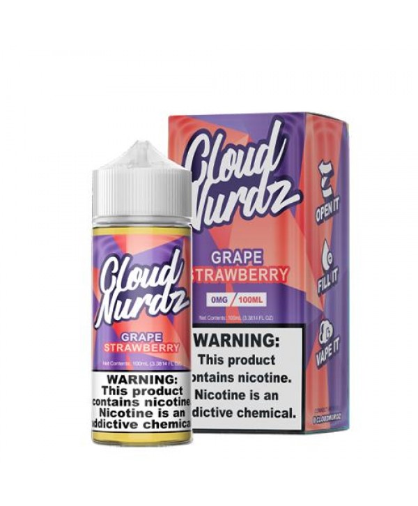 Cloud Nurdz Strawberry Grape 100ml Vape Juice