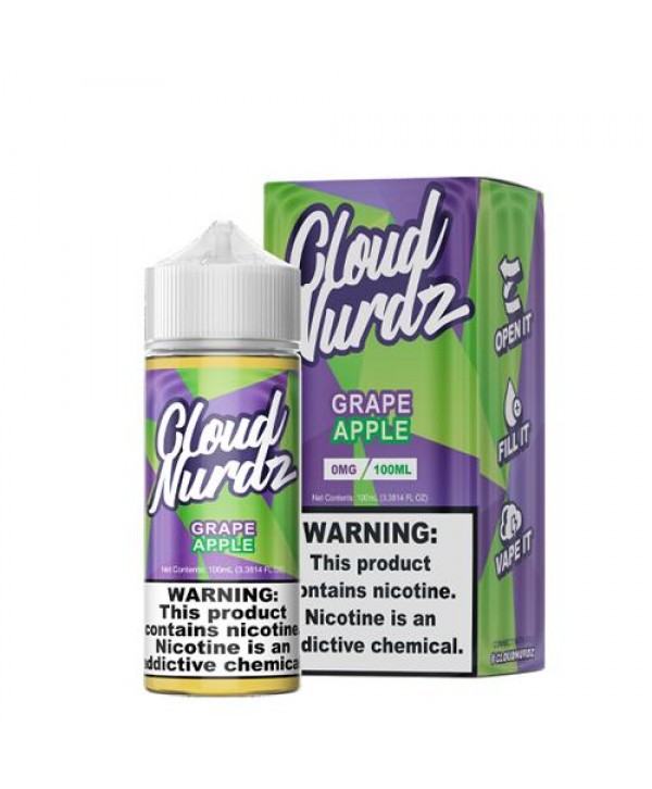 Cloud Nurdz Grape Apple 100ml Vape Juice