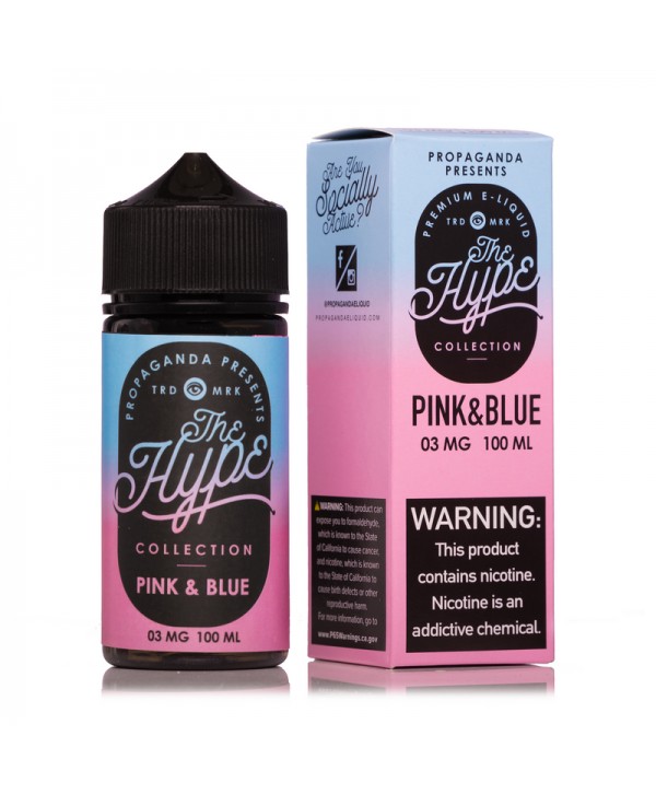 The Hype Pink & Blue 100ml Vape Juice