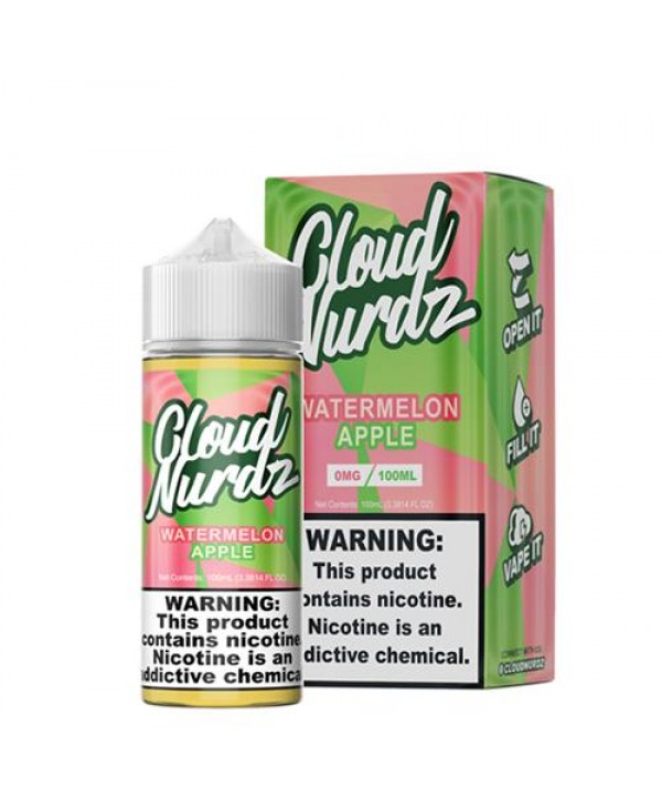 Cloud Nurdz Watermelon Apple 100ml Vape Juice