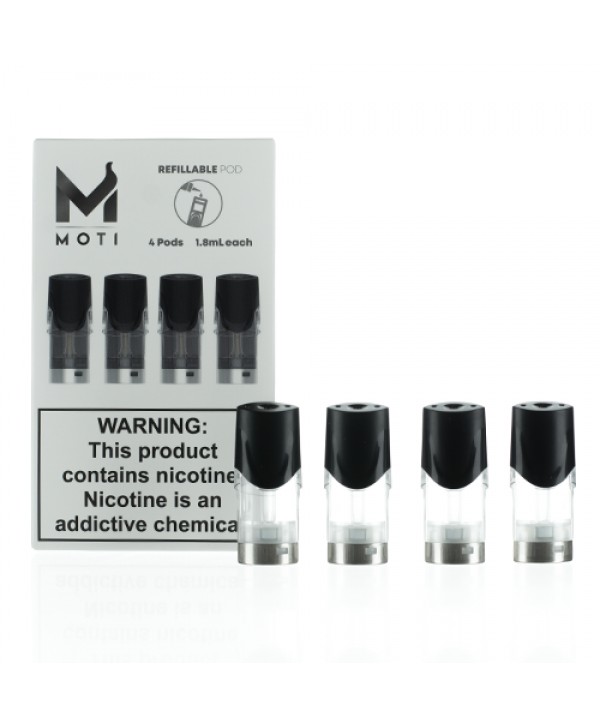 MOTI Refillable Replacement Pod Cartridges (Pack of 4)